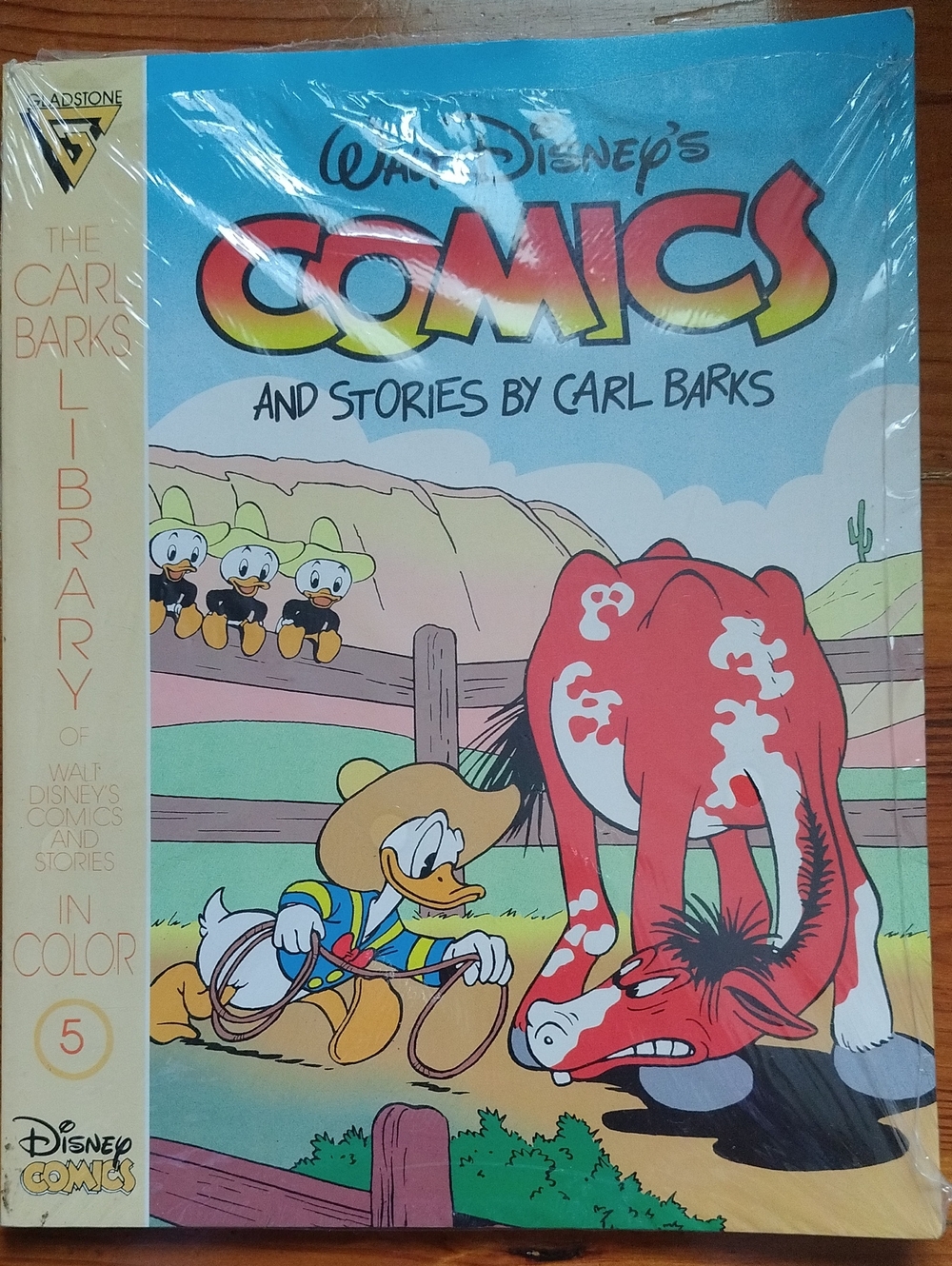 Disney Comics - Blue & Red Illustrated Cover